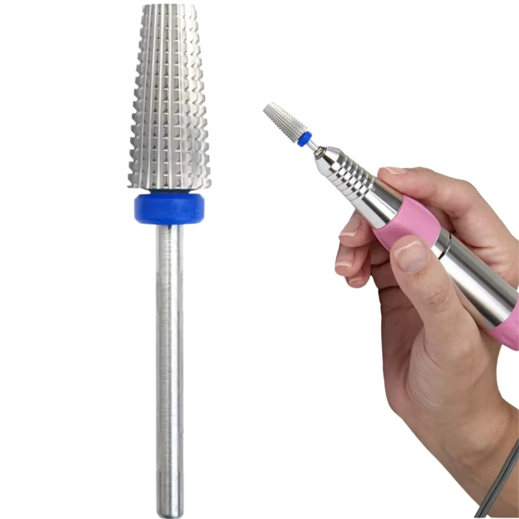 1 pièce/3 pièces en acier au tungstène de qualité professionnelle avec foret à ongles en diamant emb