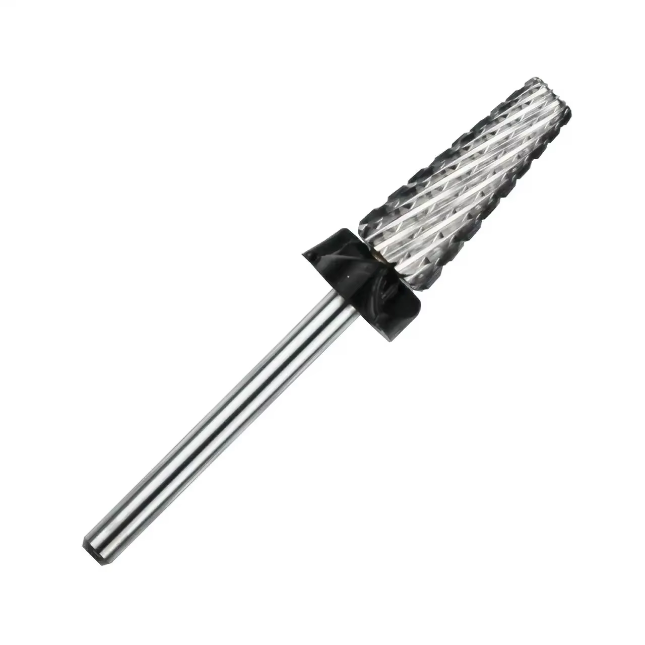 Foret à ongles 5 en 1 en carbure de tungstène, forme conique, coupe droite, pour Gel acrylique, Mach