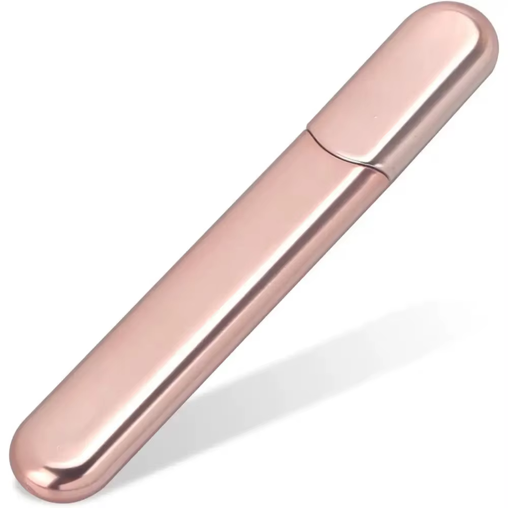 Lime à ongles en verre cristal doré Rose, sans odeur, de qualité Salon pour ongles en acrylique natu