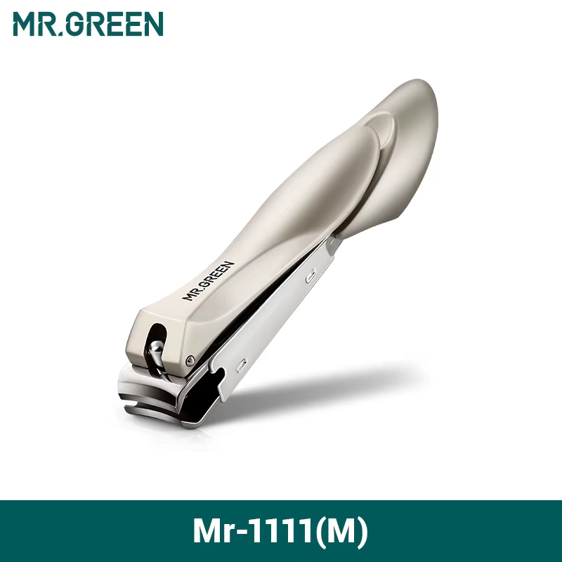 MR.GREEN-Coupe-ongles anti-éclaboussures en acier inoxydable, coupe-ongles, outils de manucure, desi