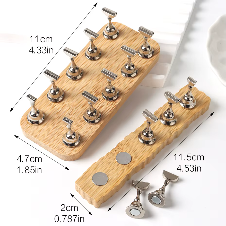 Support de pratique magnétique pour ongles, support magnétique puissant pour pointes d'ongles, prése