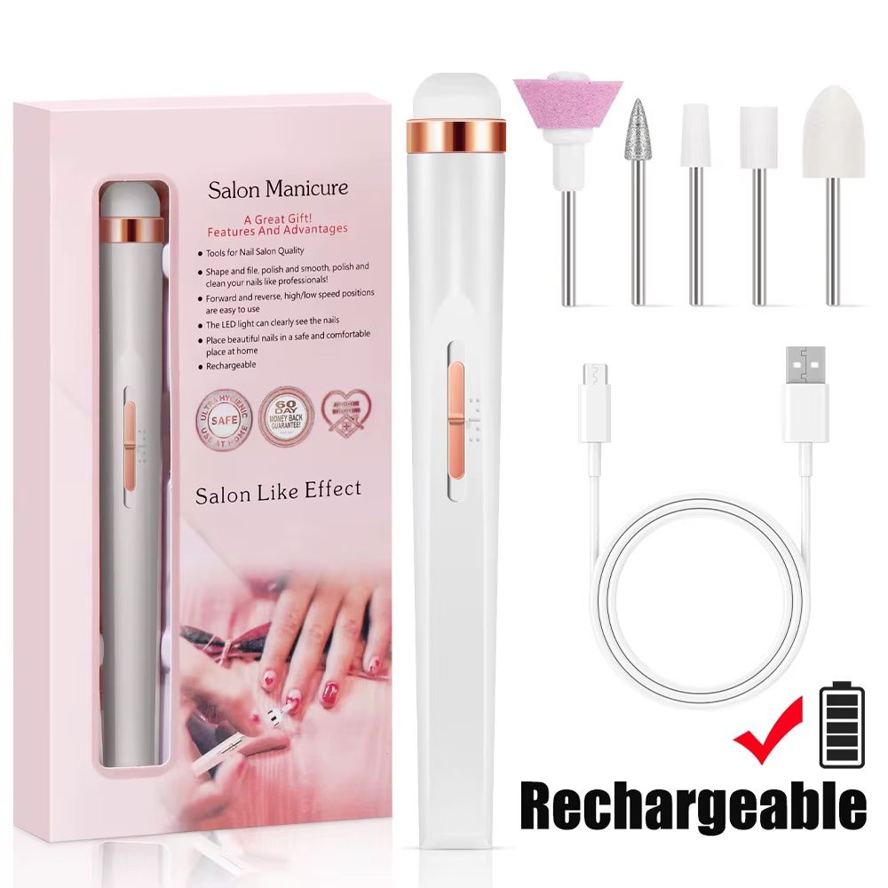 LULAA ensemble de manucure Portable ensemble complet d'outils de manucure et de pédicure professionn