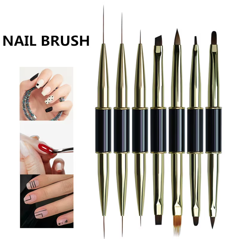 Pinceaux de peinture pour nail art, brosse pour poudre acrylique liquide, gel UV, extension, stylo à