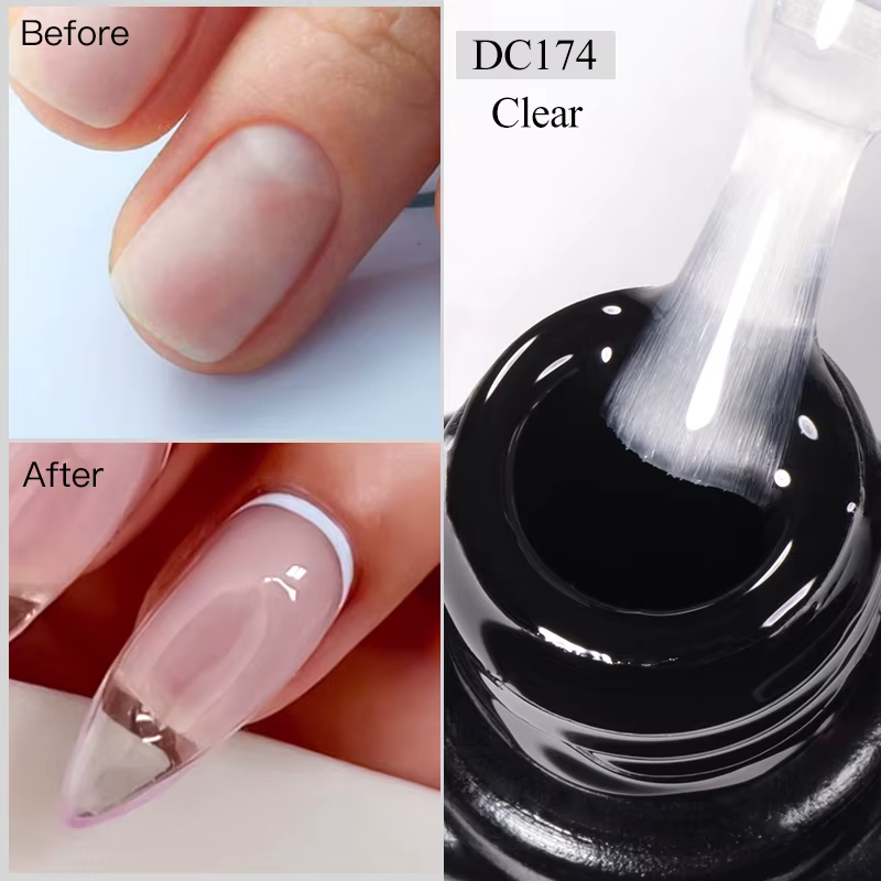 Mtssii 7ml blanc laiteux Extension rapide Gel vernis à ongles Semi Permanent tremper manucure Nail A