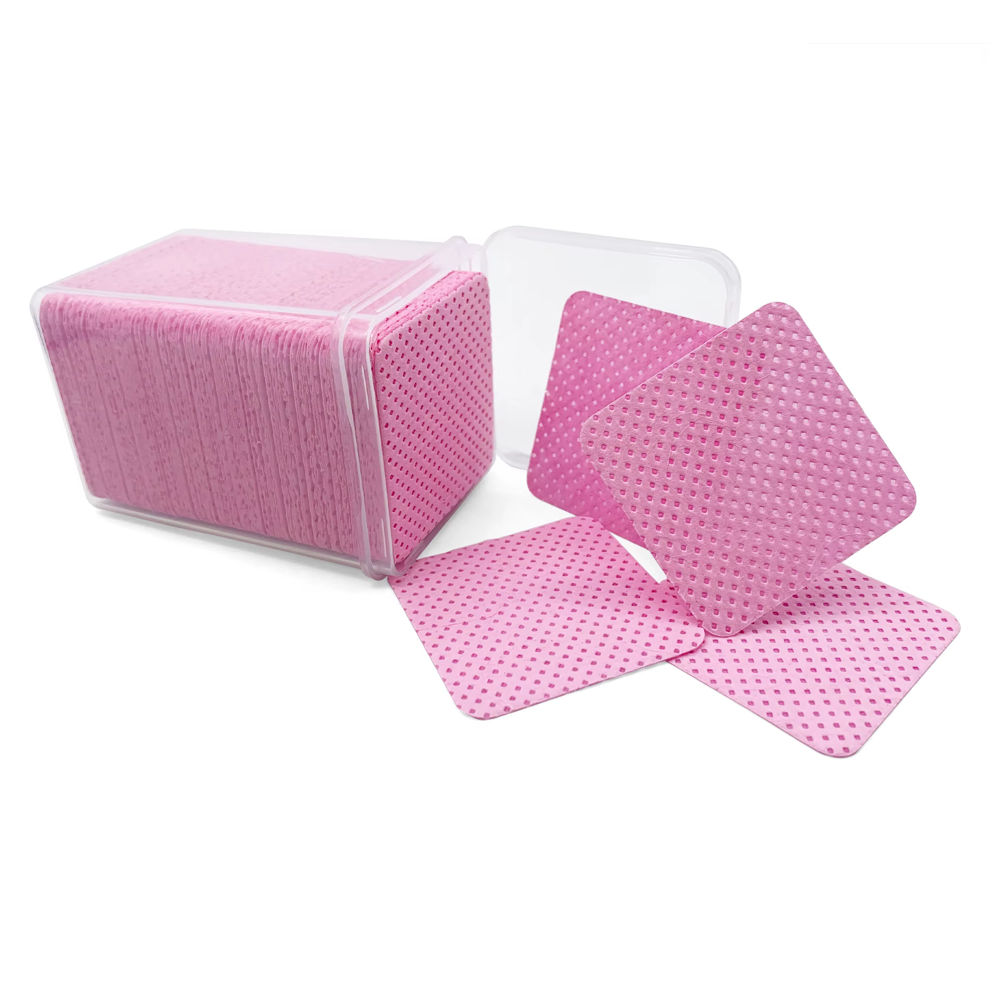 200 pièces/boîte dissolvant jetable tampon de coton lingettes vernis à ongles cils colle nettoyant n