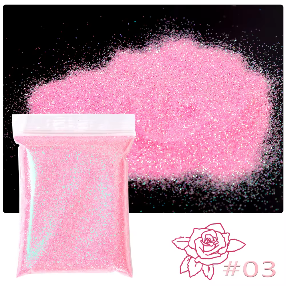 Poudre de paillettes pour ongles de noël or/argent, 50g, 0.1mm, holographique, irisée, brillante, Ul