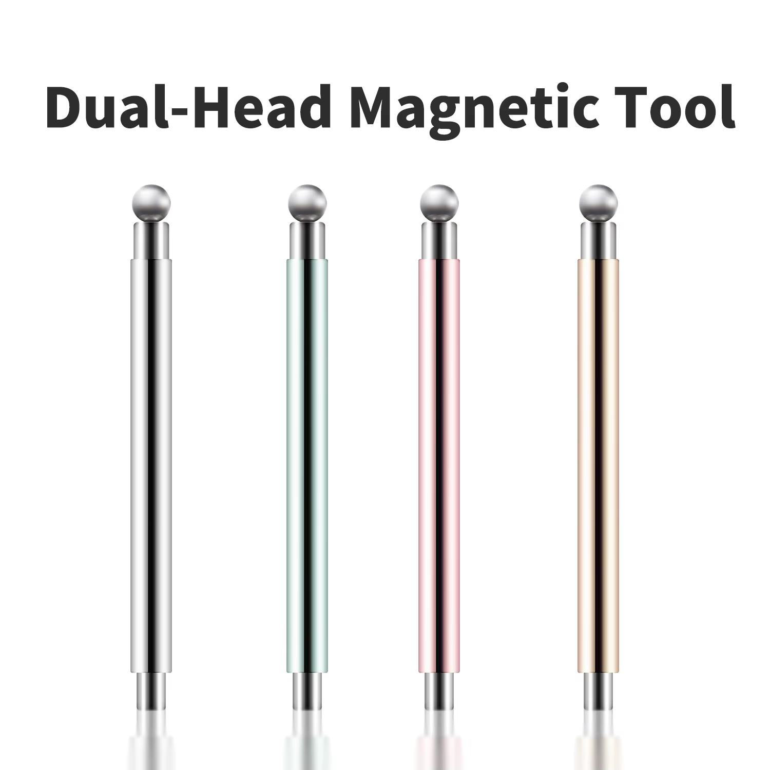 Outil magnétique pour Nail Art, œil de chat, bâton cylindrique avec boule magnétique, accessoire de 