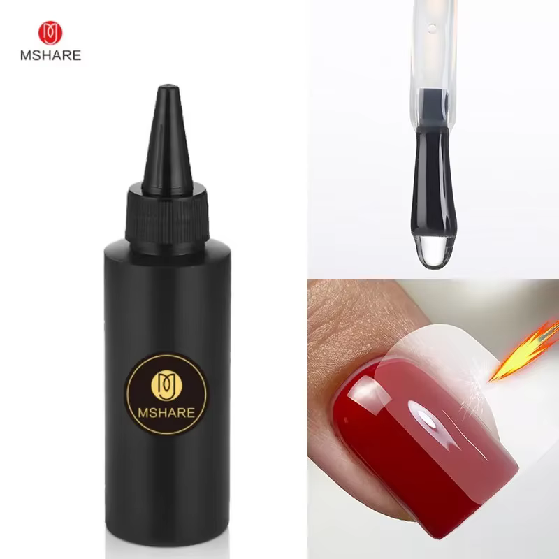 MSHARE 100ml couche de finition brillante sans lingette Gel à ongles pour vernis Gel vernis Semi-per