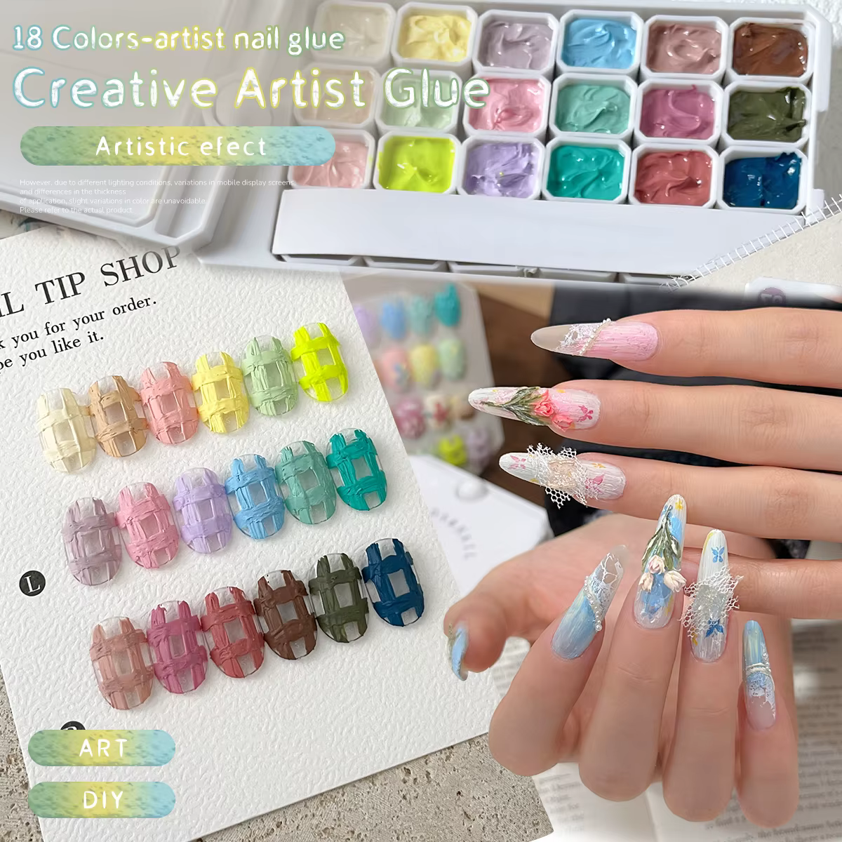 MORDDA 18 couleurs Gel solide Gel pour ongles Semi Permanent Nail Art trempage UV LED Gel noël manuc