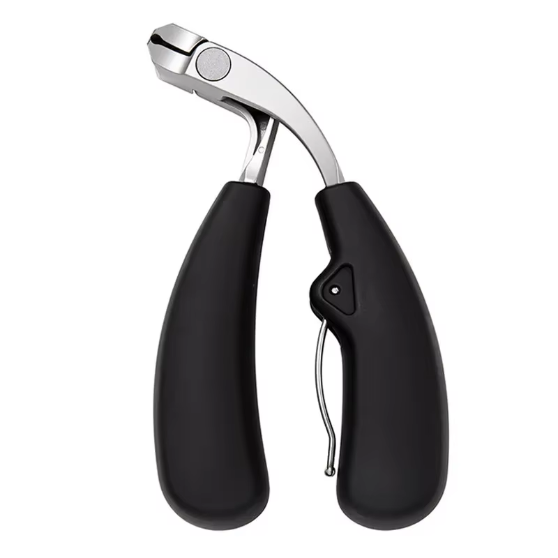Coupe-ongles incurvés à bouche extra large pour ongles épais, pinces à ongles anti-éclaboussures, ou