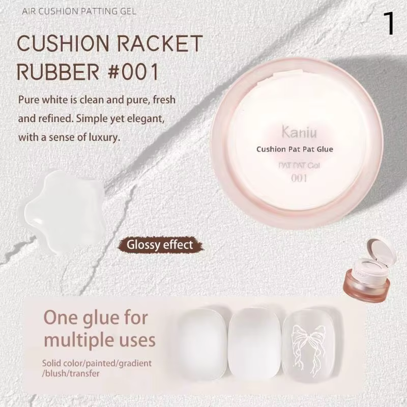 Colle pour vernis à ongles, couleur rose, pour Nail Art, coussin d'air, rembourrage, haute Saturatio