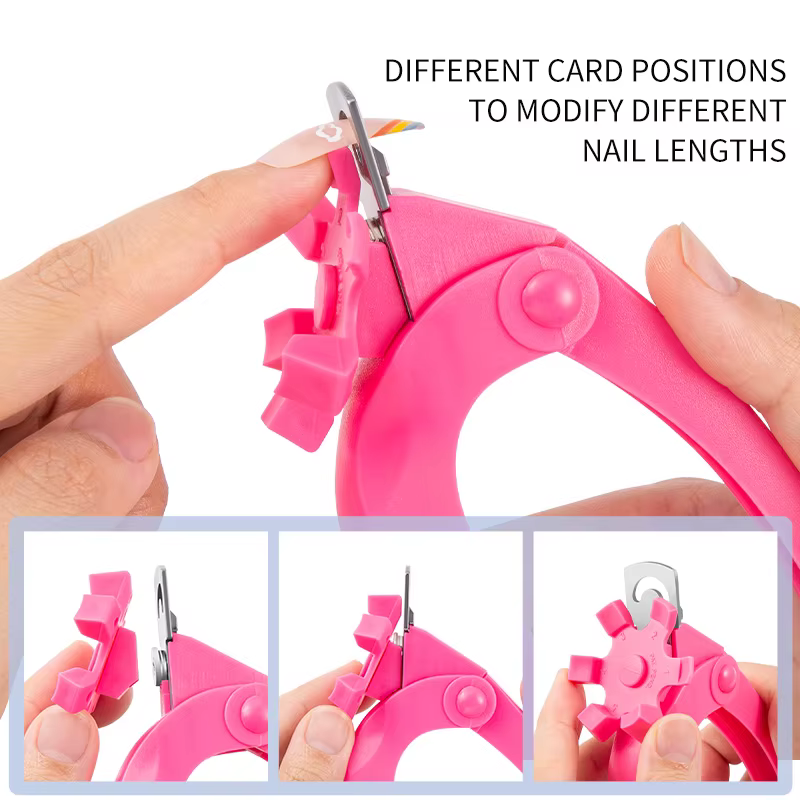 Coupe-ongles en forme de U, ciseaux pour faux ongles en acrylique, coupe-bord de pointe d'ongle, man