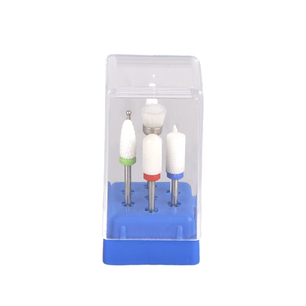 Ensemble de forets pour ongles, forets E-file de 3/32 pouces, outils de manucure et pédicure pour on