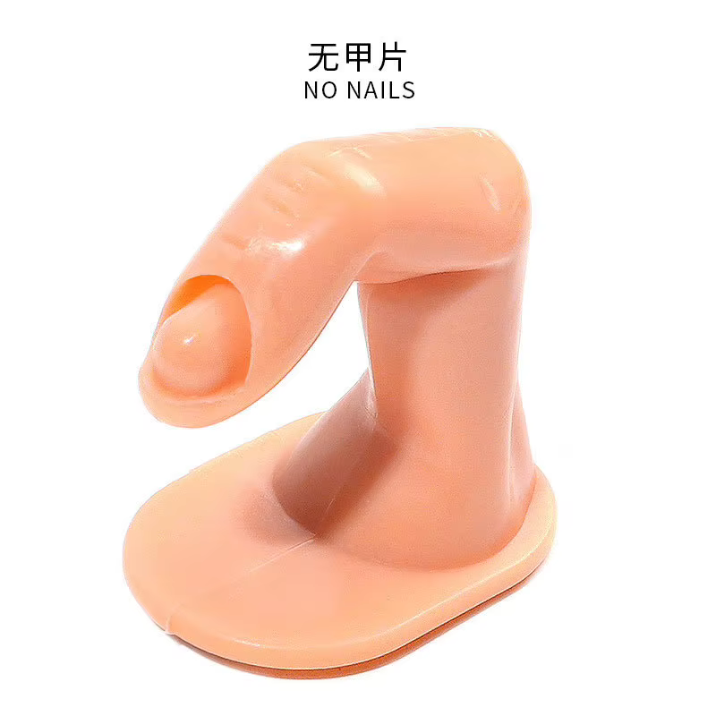 Doigt d'entraînement en plastique pour manucure, faux doigt pour la formation en nail art, outils de