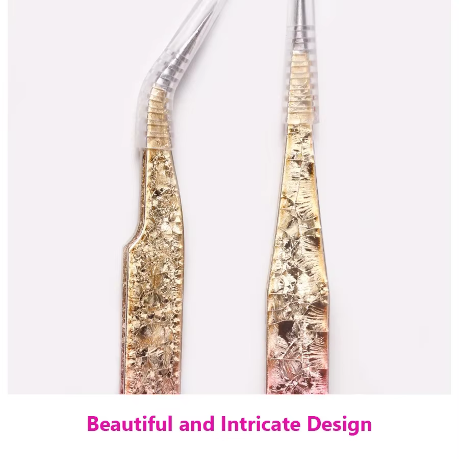 Pincettes à ongles en Silicone à Double extrémité avec tête de pressage, autocollants, pince de rama
