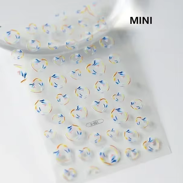 Coquilles de plage filets de pêche étoile de mer pétoncles strass perles 5D Nail Art autocollant dou
