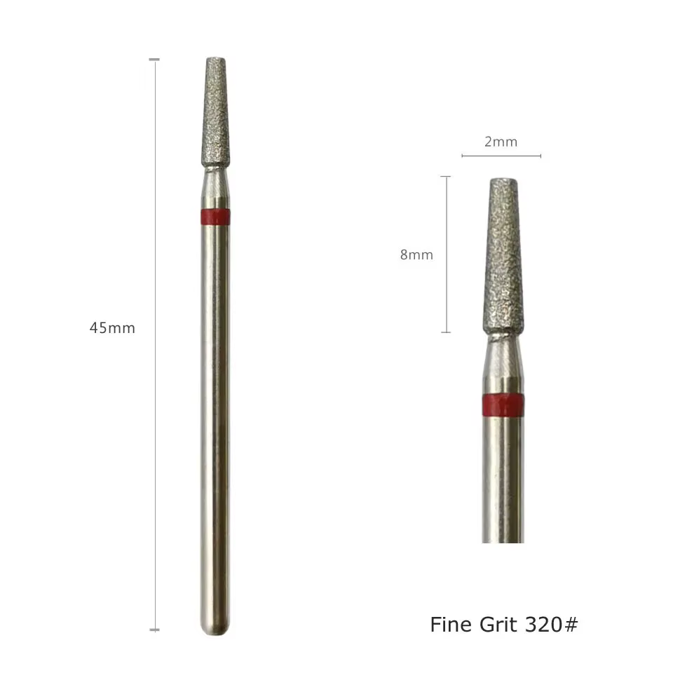 HYTOOS colonne diamant bavure ongles forets rotatif russe cuticule foret électrique manucure perceus