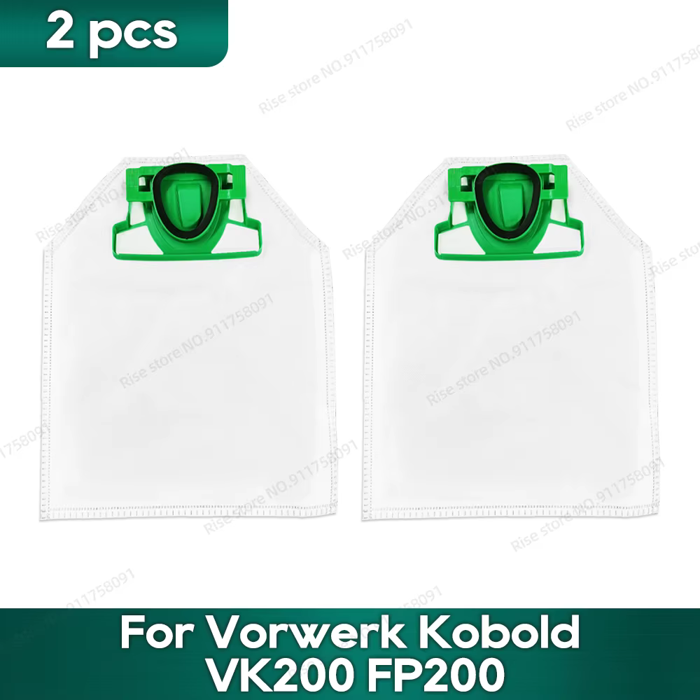 Sac à poussière de remplacement pour aspirateur Vorwerk Kobold VK200 FP200, sac filtrant, accessoire