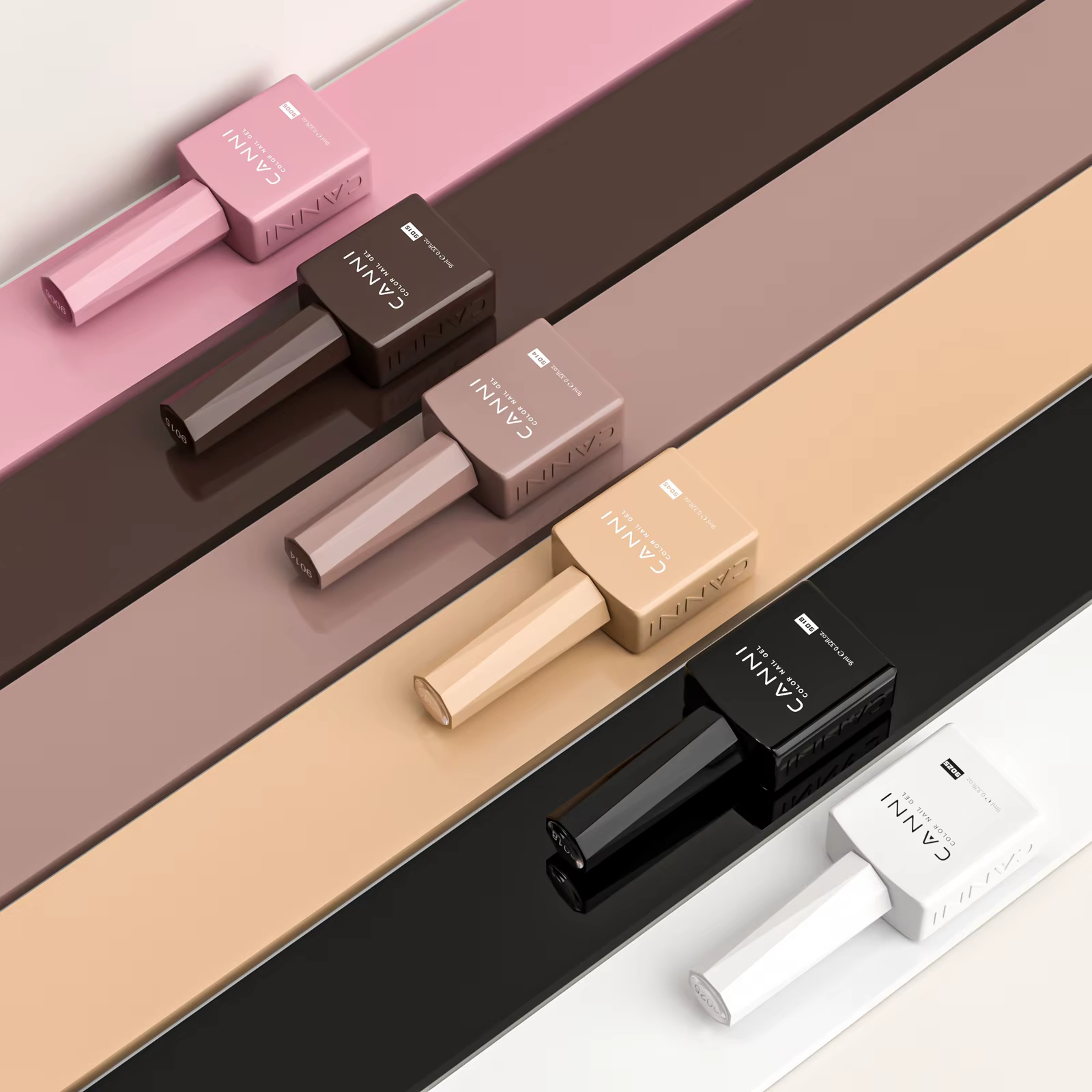 9ml CANNI HEMA/TPO gratuit couleur rose nu vernis à ongles couverture complète Semi Permanent longue