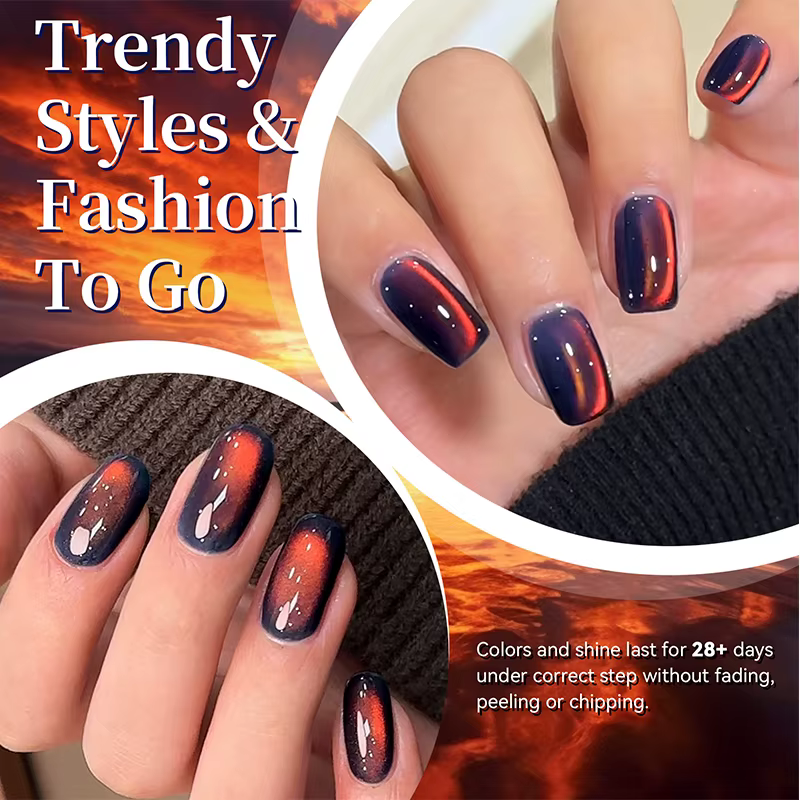 BORN PRETTY 10ml Blazing Sky couleur chat Gel magnétique vernis à ongles Semi Permanent tremper Gel