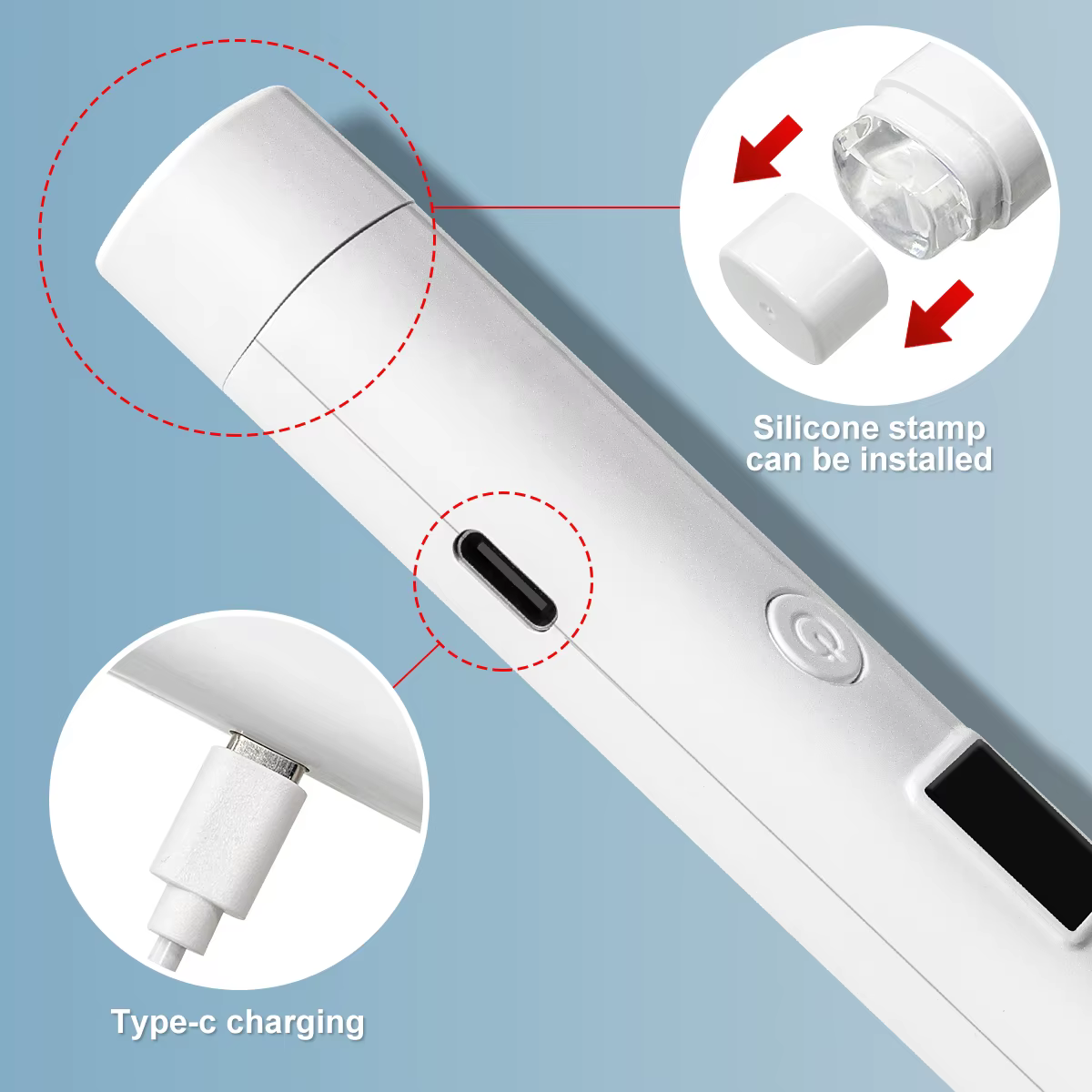 LIMEGIRL Mini LED UV lampe à ongles Gel Rechargeable poli LED lampe à ongles affichage rétractable m