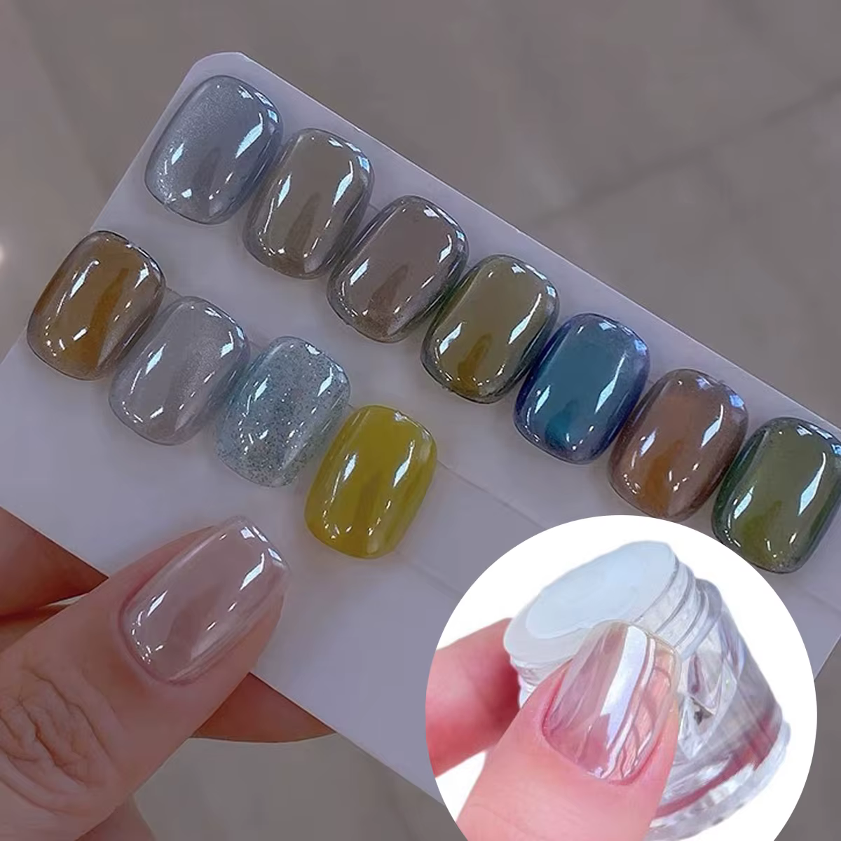1 pot de poudre à ongles Aurora miroir plaqué haute brillance Net0.5g poudre à frotter blanc perle c