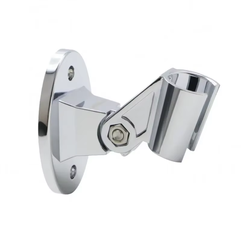 Support de pomme de douche mural ABS, support de douche auto-adhésif réglable rotatif, accessoires d