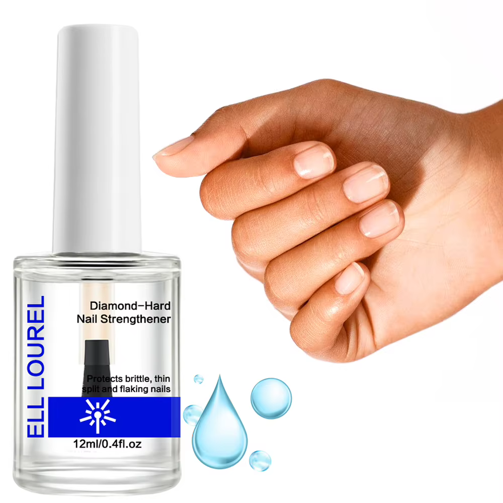 ELL LOUREL formule d'ail durcisseur d'ongles acier dur renforcement des ongles 12ML clair naturel se