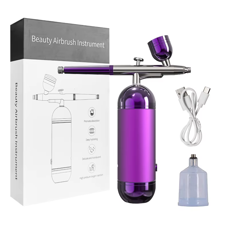 Aérographe à ongles avec compresseur, brosse à Air Portable pour Nail Art, peinture, gâteaux, artisa