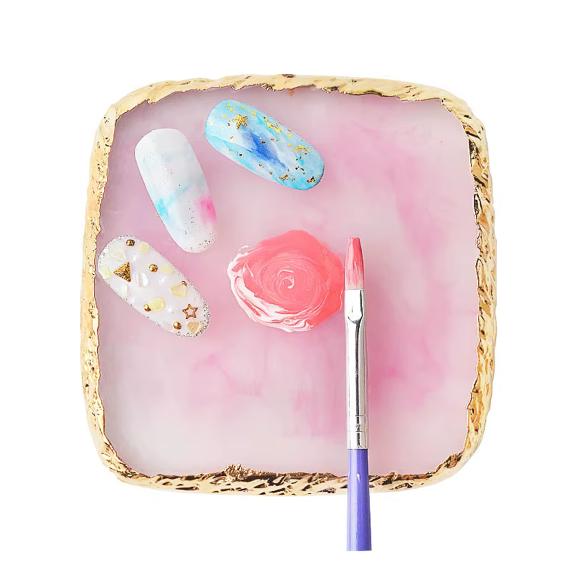 nuancier ongle ongles accessoires outil etagere ongles palette nail art Palette de faux ongles ronds