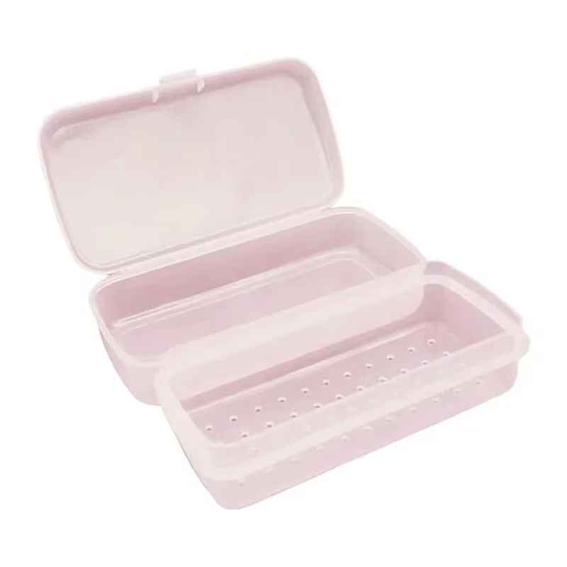Plateau de stérilisation des ongles, boîte de désinfection, stérilisation propre, Salon de manucure,
