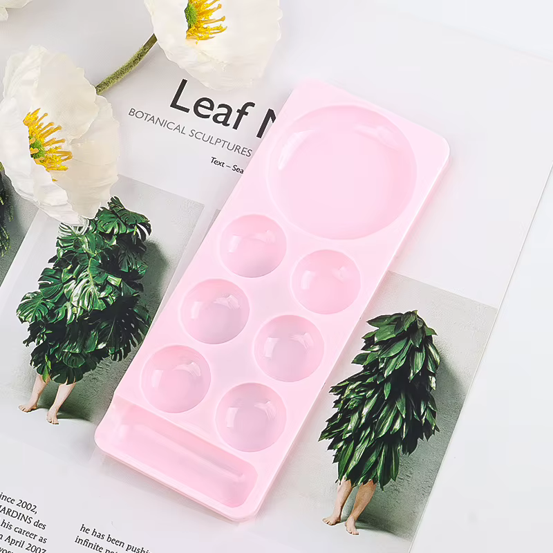 Palette de Nail Art pour faux ongles, mélange de couleurs, présentoir à vernis, outils de manucure, 