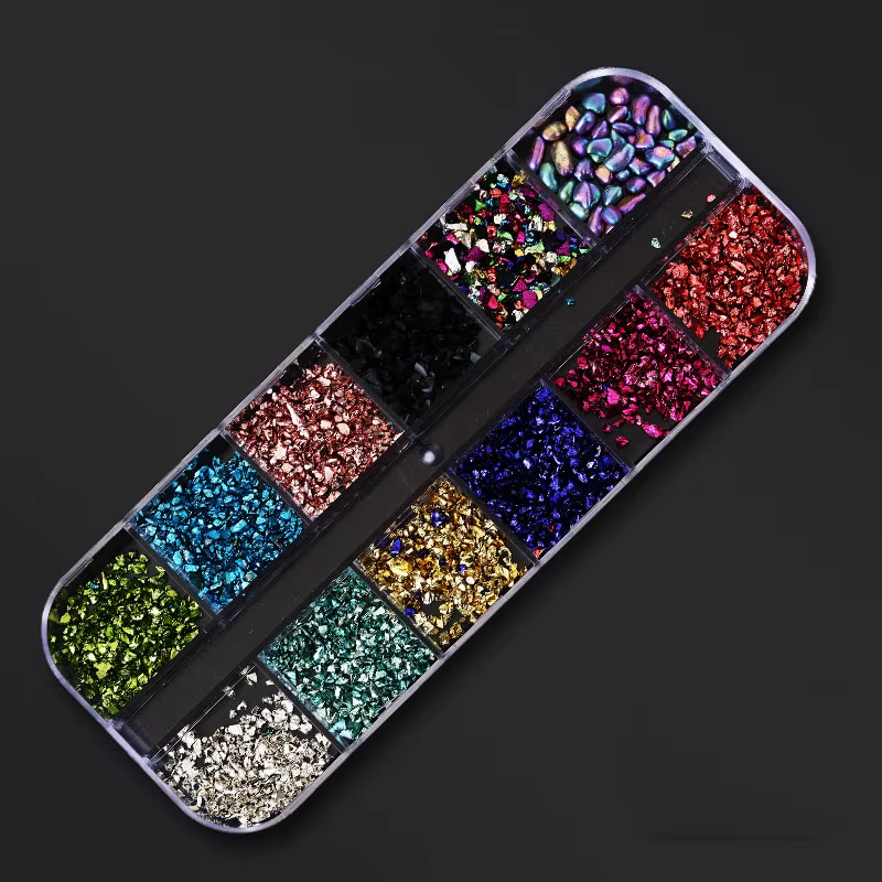 Breloques métalliques 3D pour Nail Art, bijoux, décalcomanies, accessoires pour ongles en or, Micro 