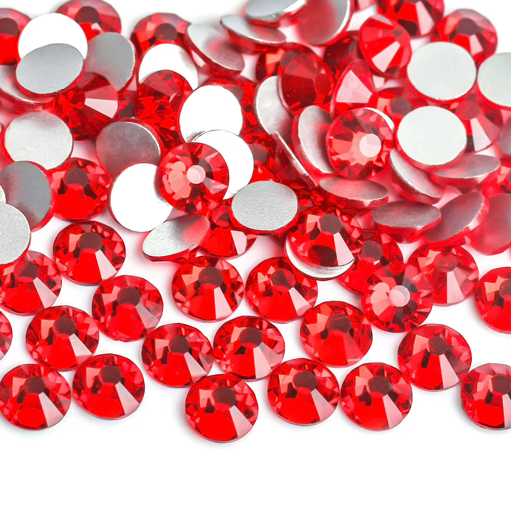 VC rose clair/Rose/Fuchsia/Rose verre 3D Nail Art strass SS3 ~ SS34 ongles en cristal décorations No