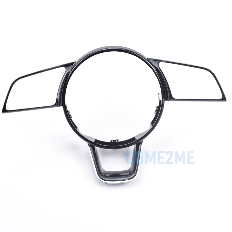Cadre noir de volant pour Audi, accessoires d'assemblage de voiture, A4, B9, A3, 8Y