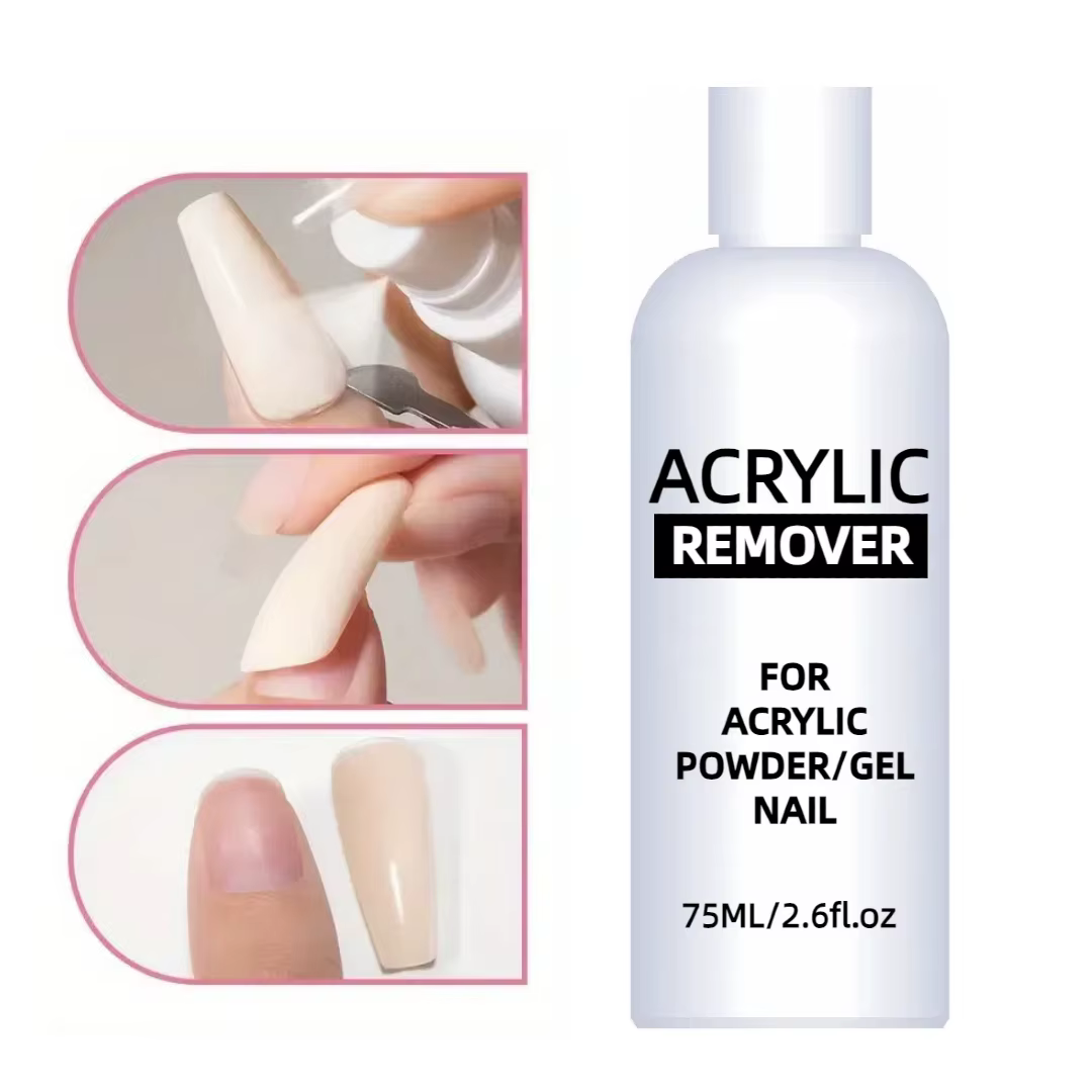 Dissolvant de vernis à ongles liquide professionnel, dissolvant de Gel, 75ml