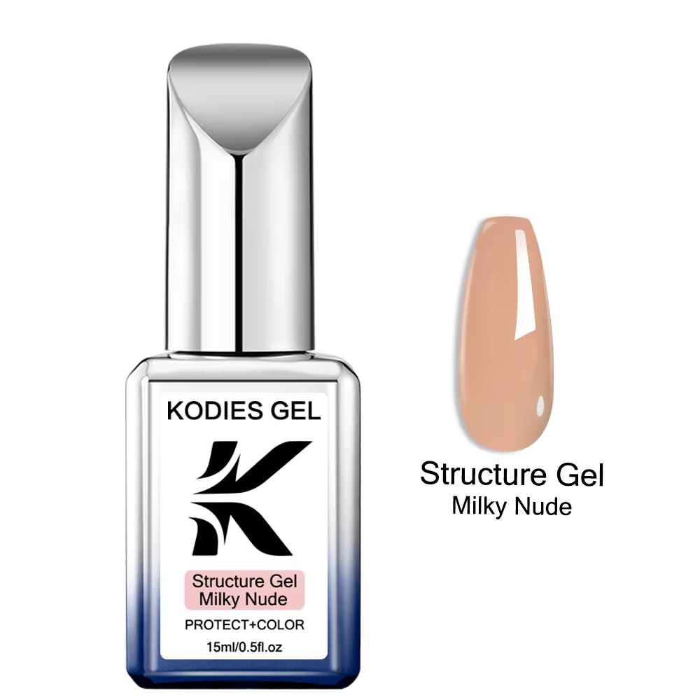 KODIES GEL 20 couleurs Structure Base en caoutchouc Gel Vernis à ongles 15ML Vernis Semi Permanent U