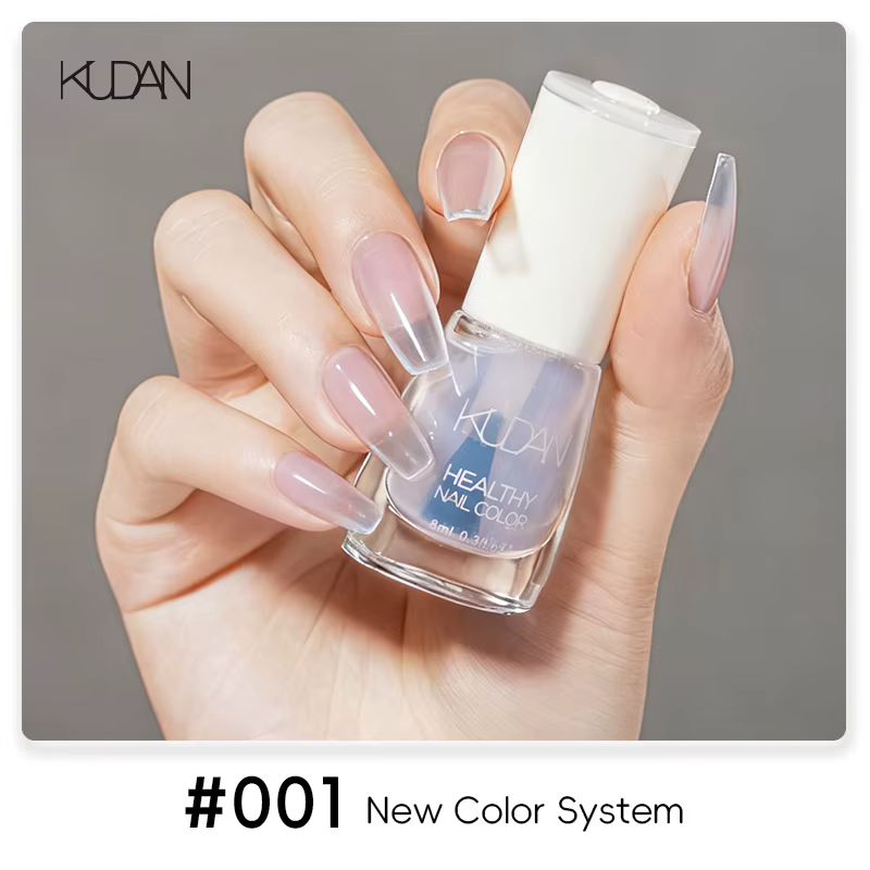 Vernis à ongles rose Sakura KUDAN - Sain et longue durée