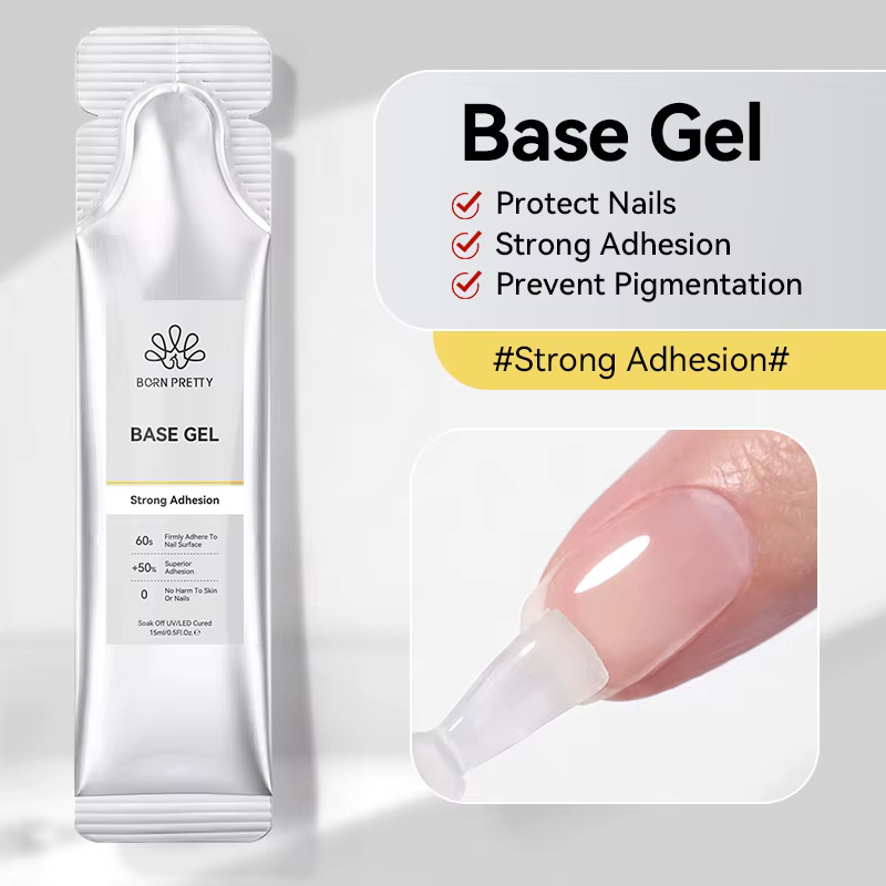 BORN PRETTY 1/3/5 pièces 15g Gel de Base rechargé paquet pour bouteille Gel longue durée recharge re