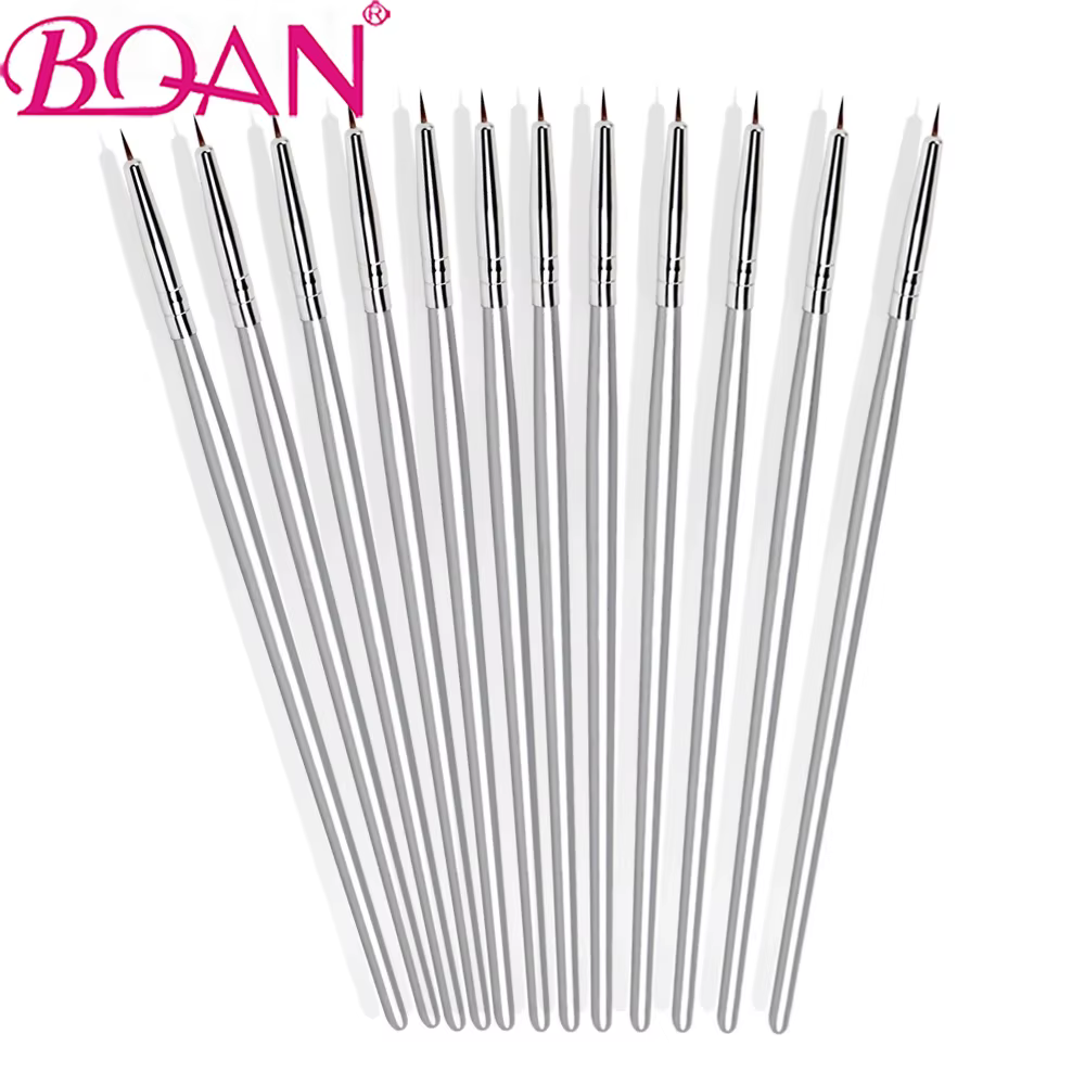 BQAN 3/7 pièces brosse à ongles brosse acrylique pour ongles colle à ongles stylo de photothérapie a