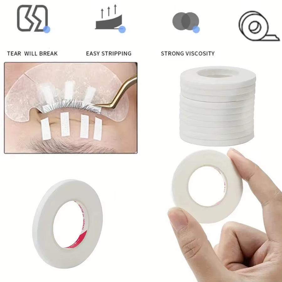 10/5 pièces 4mm bande d'extension de cils permanente ruban adhésif étroit levage de cils bandes anti