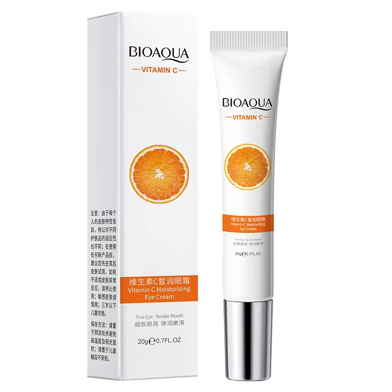 BIOAQUA – crème pour les yeux à la vitamine C, dissolvant de cernes, hydrate, éclaircissante, Contou