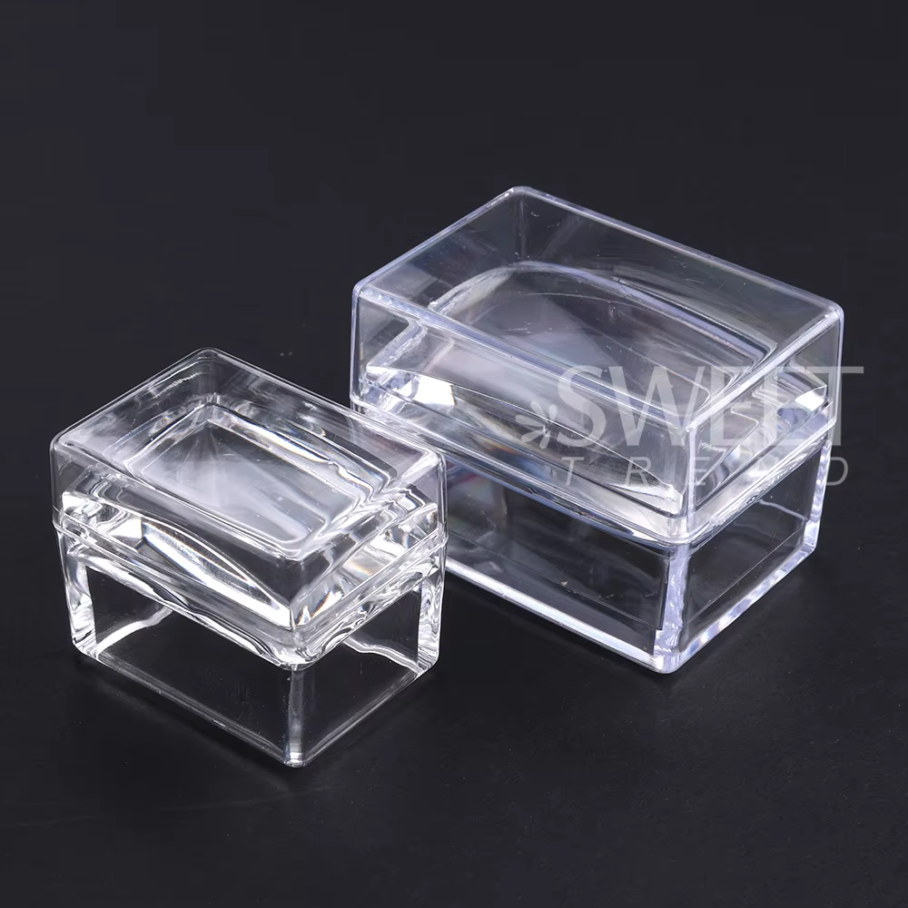 Kit de plaques d'estampage pour ongles carrés, manucure française, pochoir de vernis en Silicone Tra