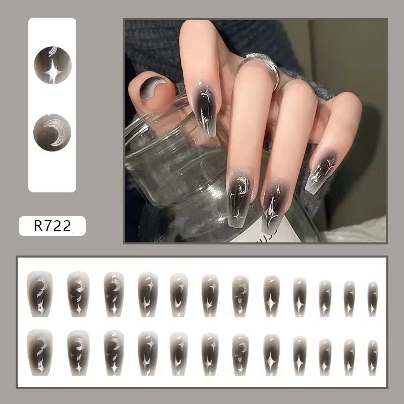Pearl Instituts-Verhéritage à ongles rose brillant pour manucure, faux ongles artificiels réutilisab