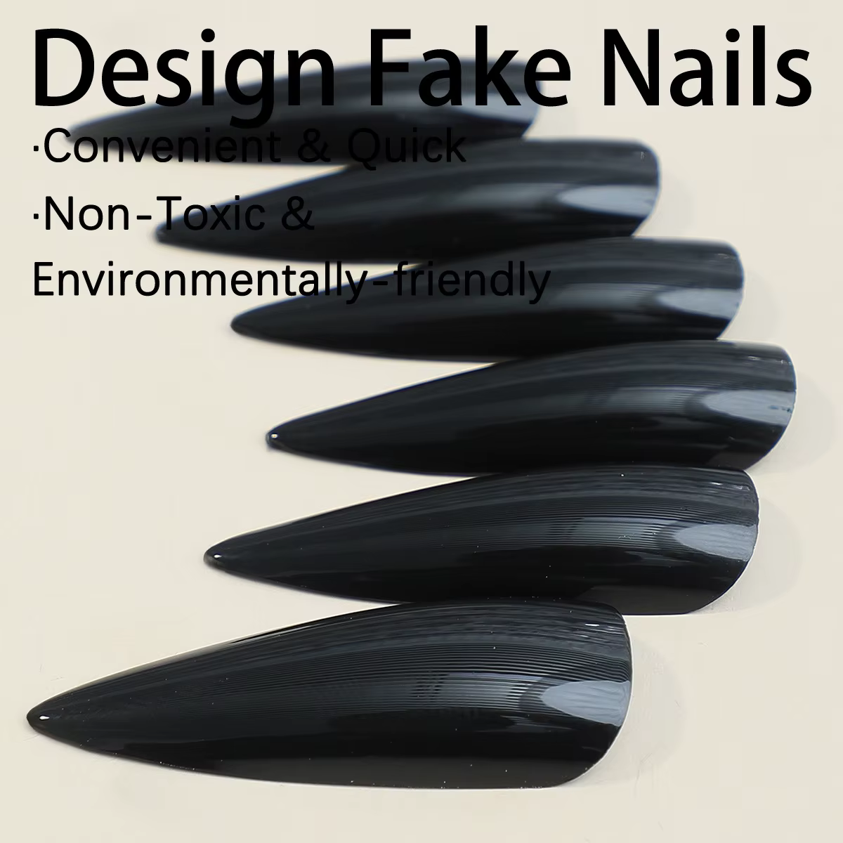 Transformez vos ongles avec 24 pièces Extra Long Stiletto Style français moderne classique Simple no