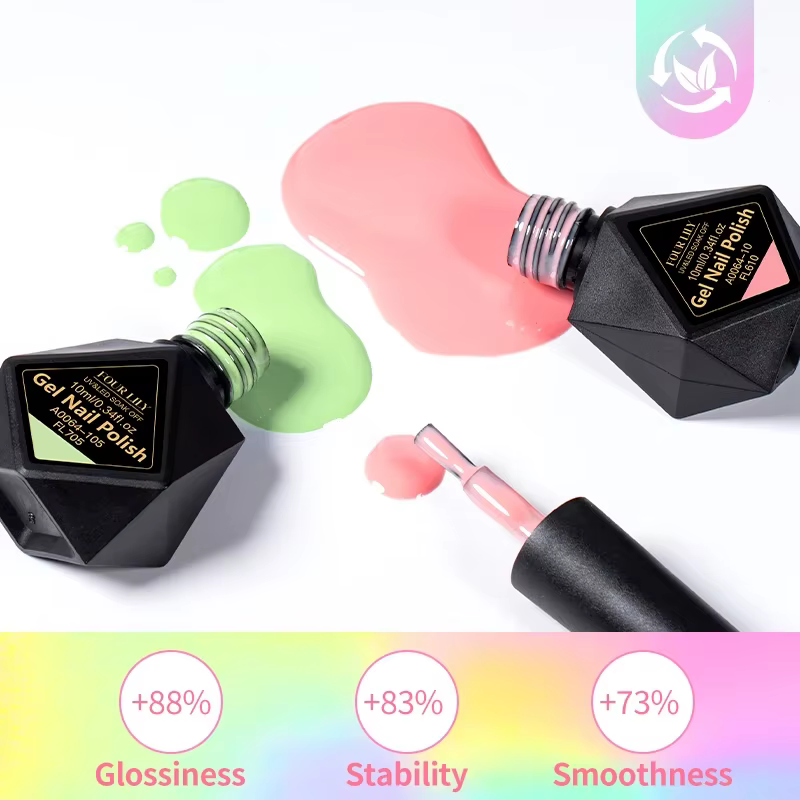 10ml Gel Vernis à ongles 162 couleurs fournitures pour ongles Vernis Semi Permanent Nail Art manucur