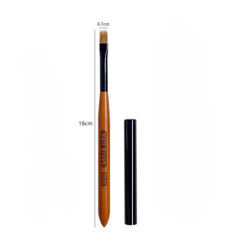Pinceau de Nail Art Dégradé, Stylo Acrylique Ombre pour Ongles, Pinceaux DIY pour Gel UV, Peinture, 