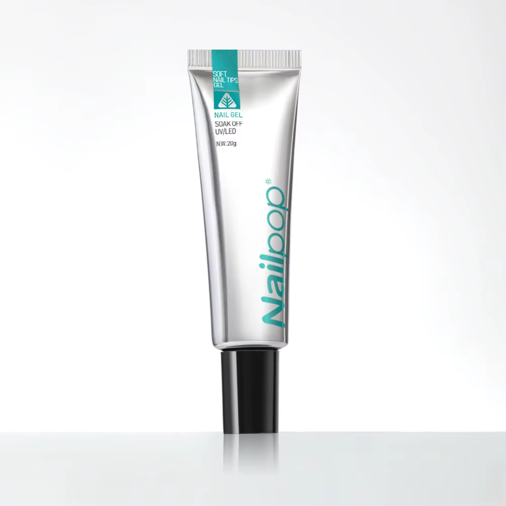 Nailpop – colle à ongles en Gel solide, pour presse sur les ongles, pointes d'ongles en Gel doux, 20