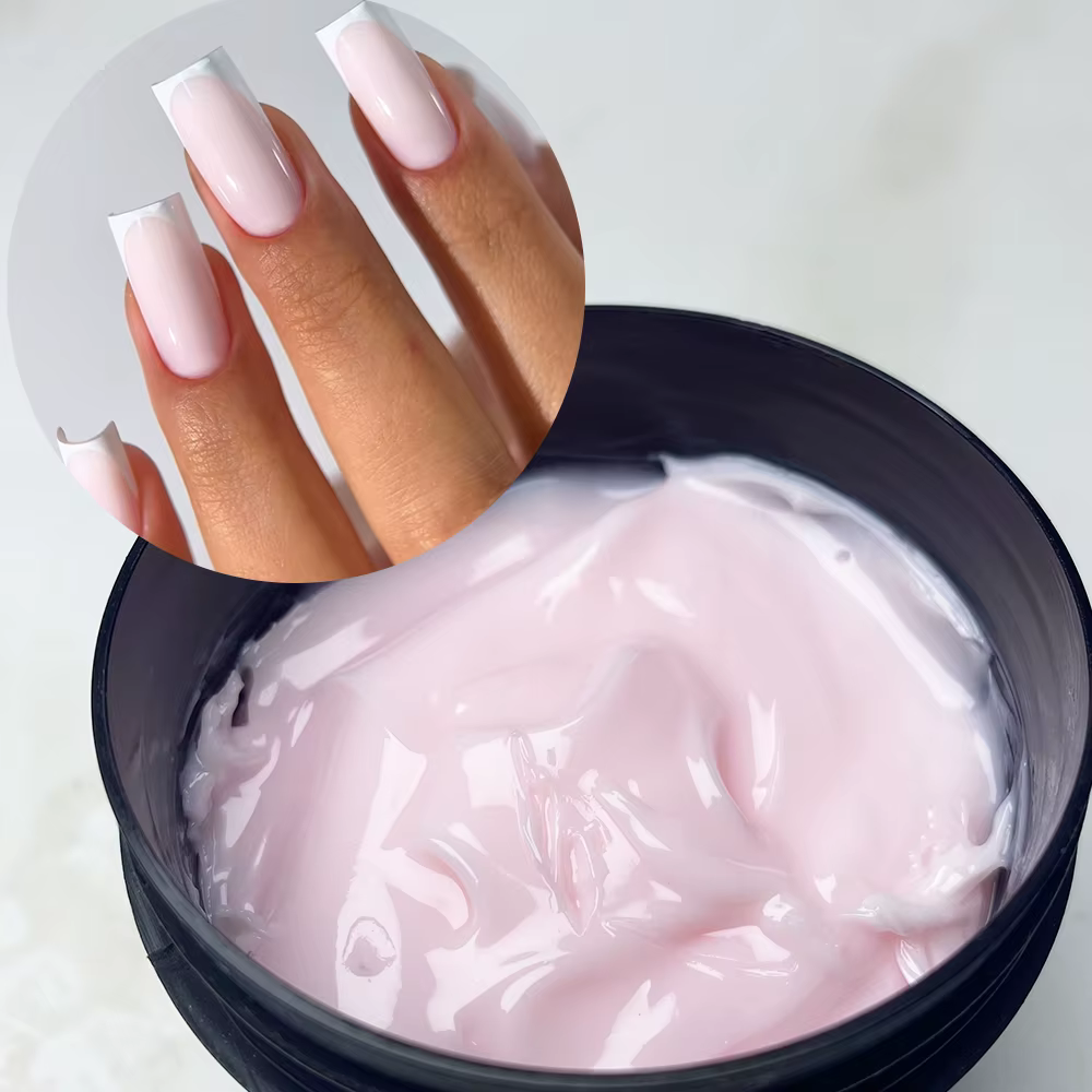 Jillnails 100g Gel de gelée naturelle constructeur ongles Extension clair ongles sculpter caoutchouc