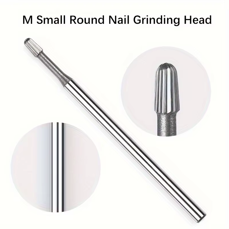 Forets à ongles de sécurité en carbure de tungstène, dissolvant de cuticules 3/32 "pour lime à ongle